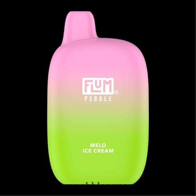 FLUM PEBBLES 6000 bocanadas helado de melocoton 4T66NJ55 FLUM PEBBLE flavors