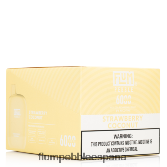 FLUM PEBBLES 6000 inhalaciones 10 paquetes coco fresa 4T66NJ73 FLUM PEBBLE vape españa