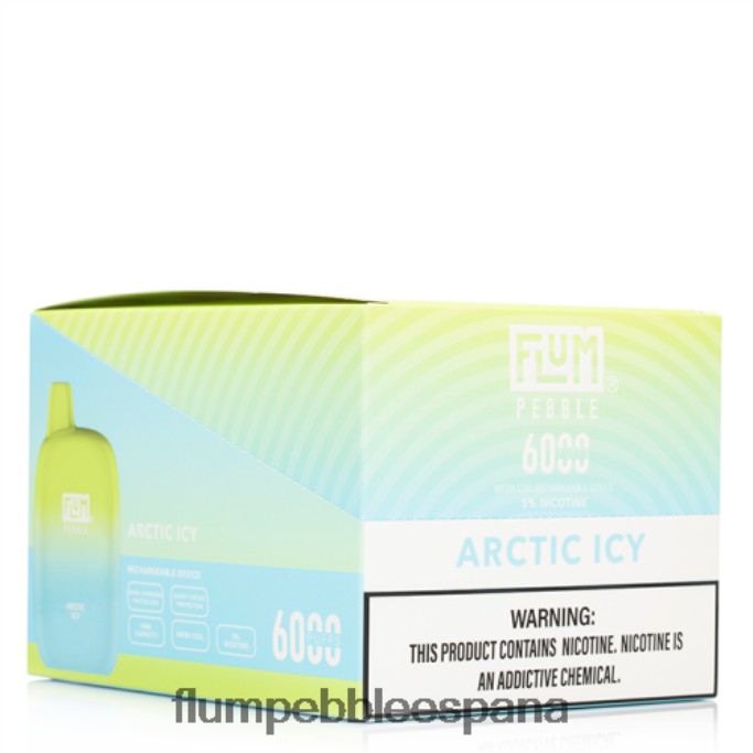 FLUM PEBBLES 6000 inhalaciones 10 paquetes helado ártico 4T66NJ6 FLUM PEBBLE vape near me