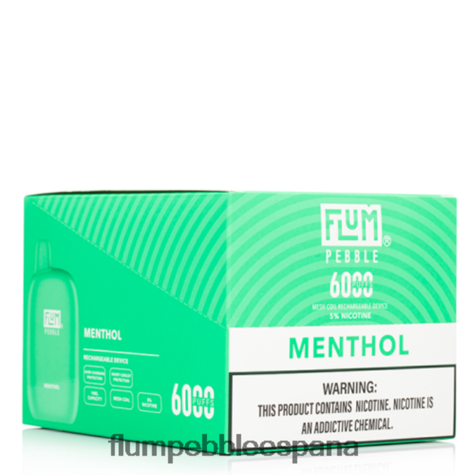 FLUM PEBBLES 6000 inhalaciones 10 paquetes mentol 4T66NJ58 FLUM PEBBLE vape review