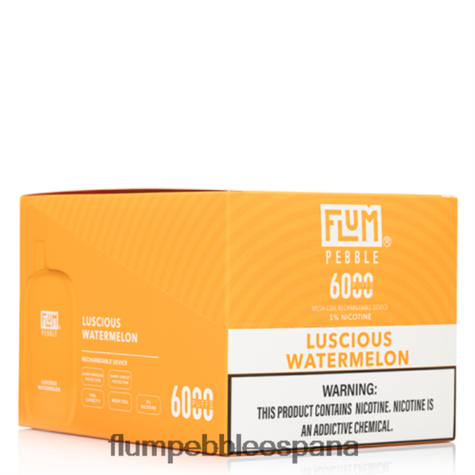 FLUM PEBBLES 6000 inhalaciones 10 paquetes sandia deliciosa 4T66NJ51 FLUM PEBBLE españa
