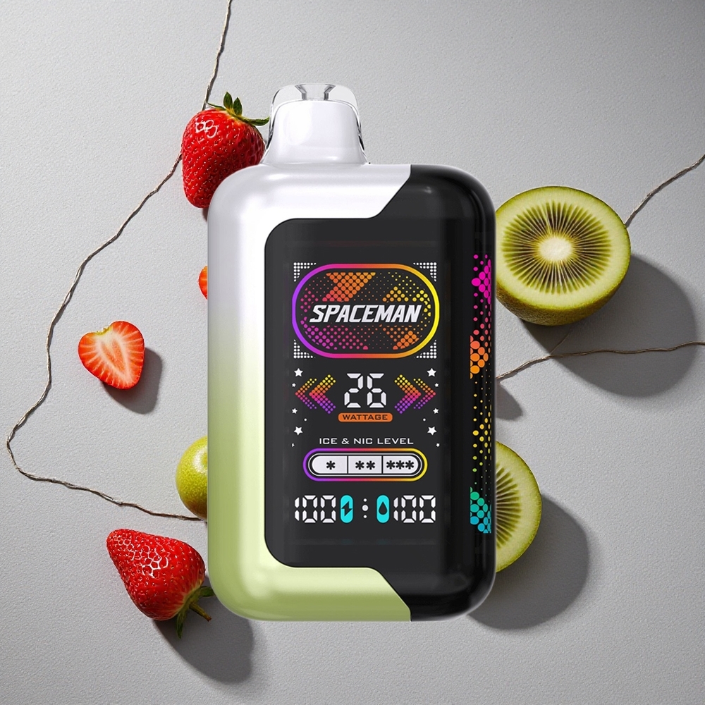 Fresa Kiwi SMOK SPACEMAN SP40000 Vape Desechable 40000 Puffs Pantalla LED 2.28" Fresa Kiwi SMOK SPACEMAN SP40000 Vape Desechable 40000 Puffs Pantalla LED 2.28"