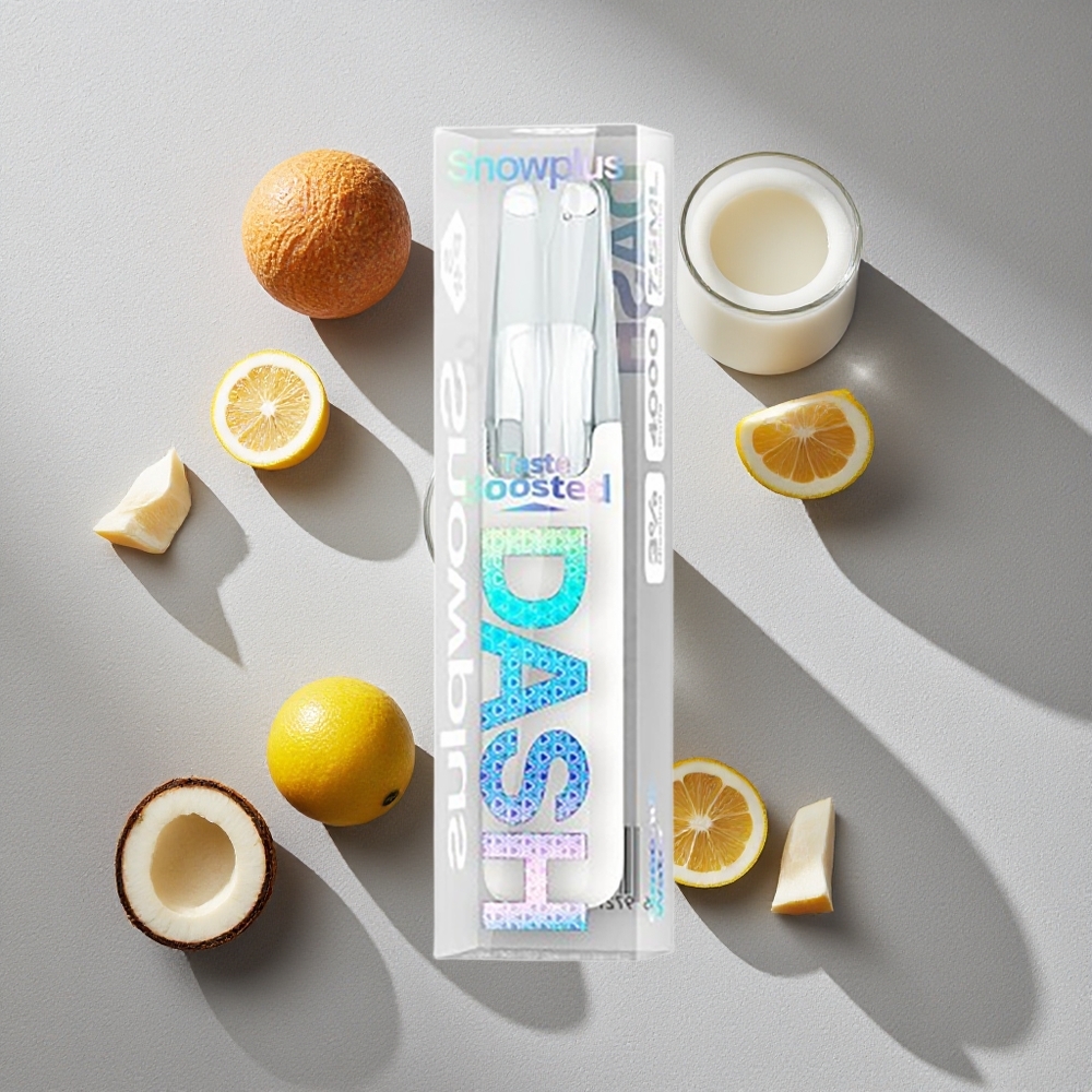 Agua de Coco Snowplus Dash 4000 Puffs con Atomizador Cerámico