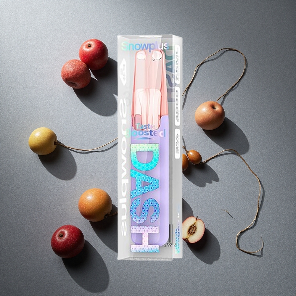 Dragón Negro Helado Snowplus Dash 4000 Puffs Dispositivo Desechable con Atomizador Cerámico y 7.5 ml de Líquido