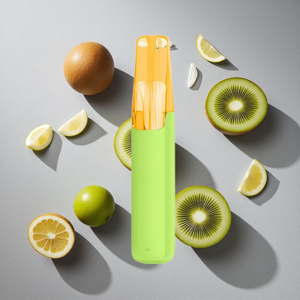 Kiwi Helado Snowplus Dash Dispositivo Desechable 4000 Puffs con Atomizador Cerámico y 7.5 ml de Líquido