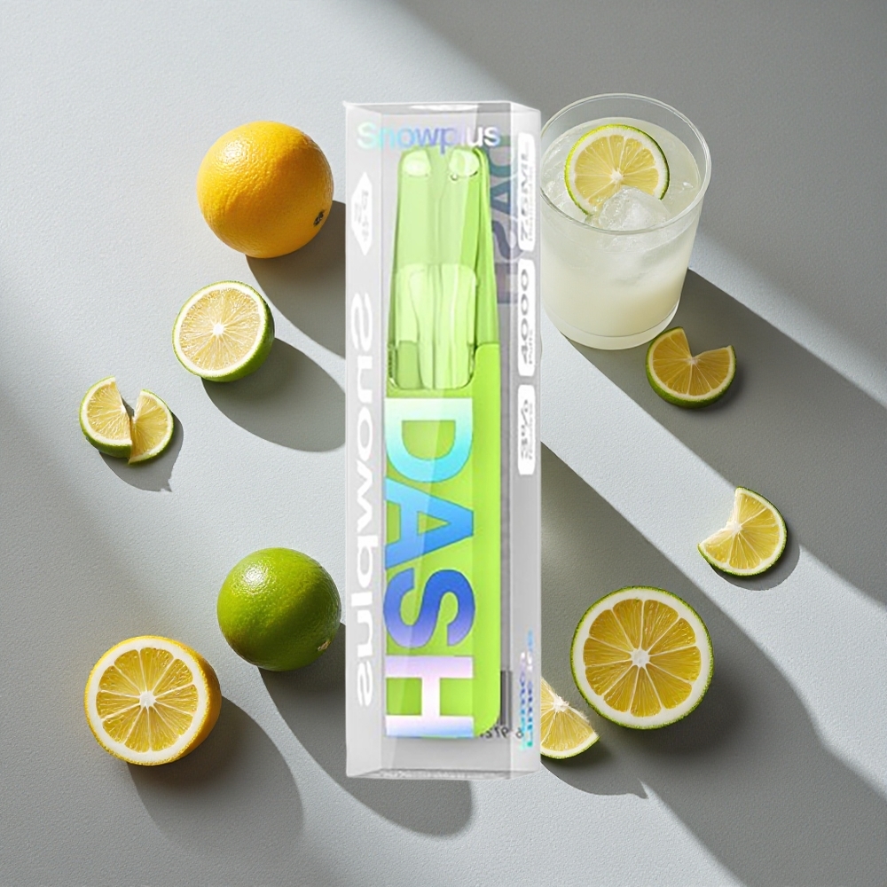 Limón Lima Helado Snowplus Dash 4000 Puffs Dispositivo Desechable con Atomizador Cerámico y 7.5 ml de Líquido