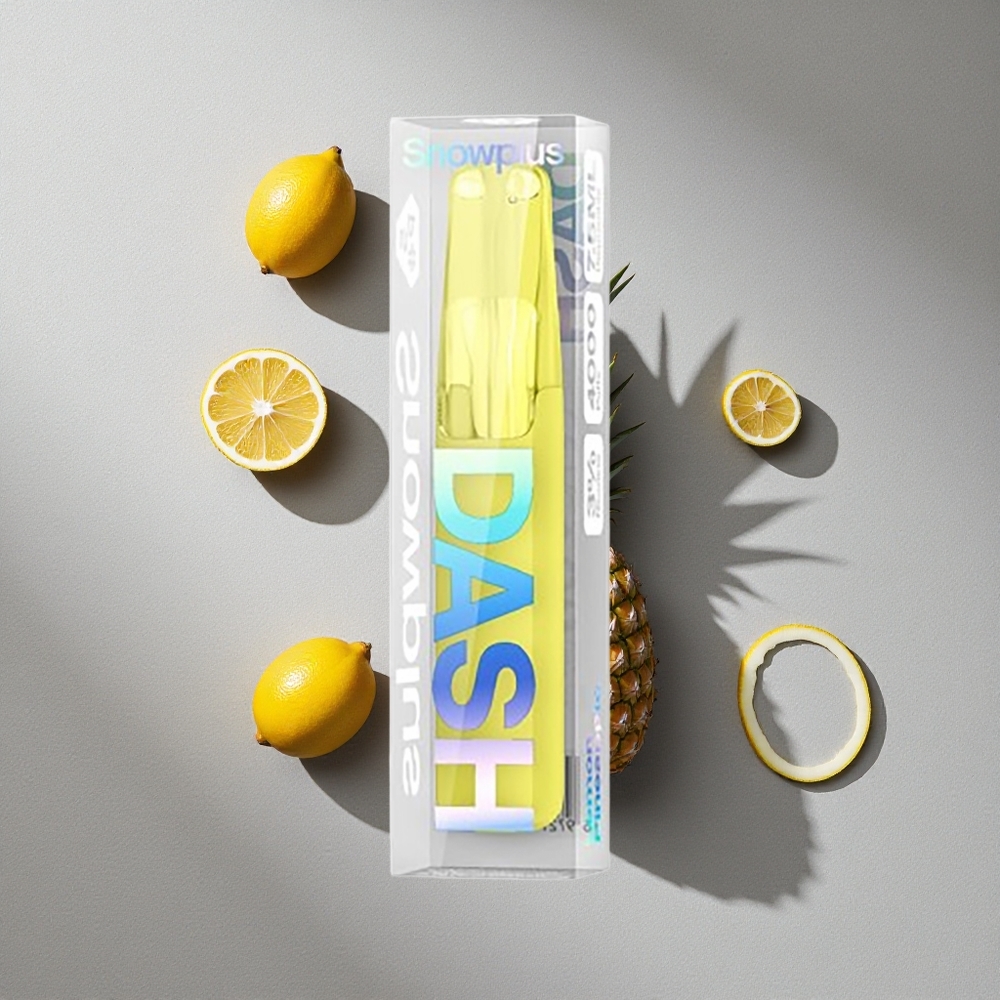 Limón Piña Snowplus Dash 4000 Puffs Dispositivo Desechable con Atomizador Cerámico y Batería de 530 mAh