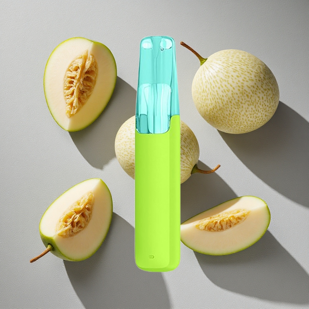 Melón Dulce Snowplus Dash 4000 Puffs Dispositivo Desechable con Atomizador Cerámico y 7.5 ml de Líquido