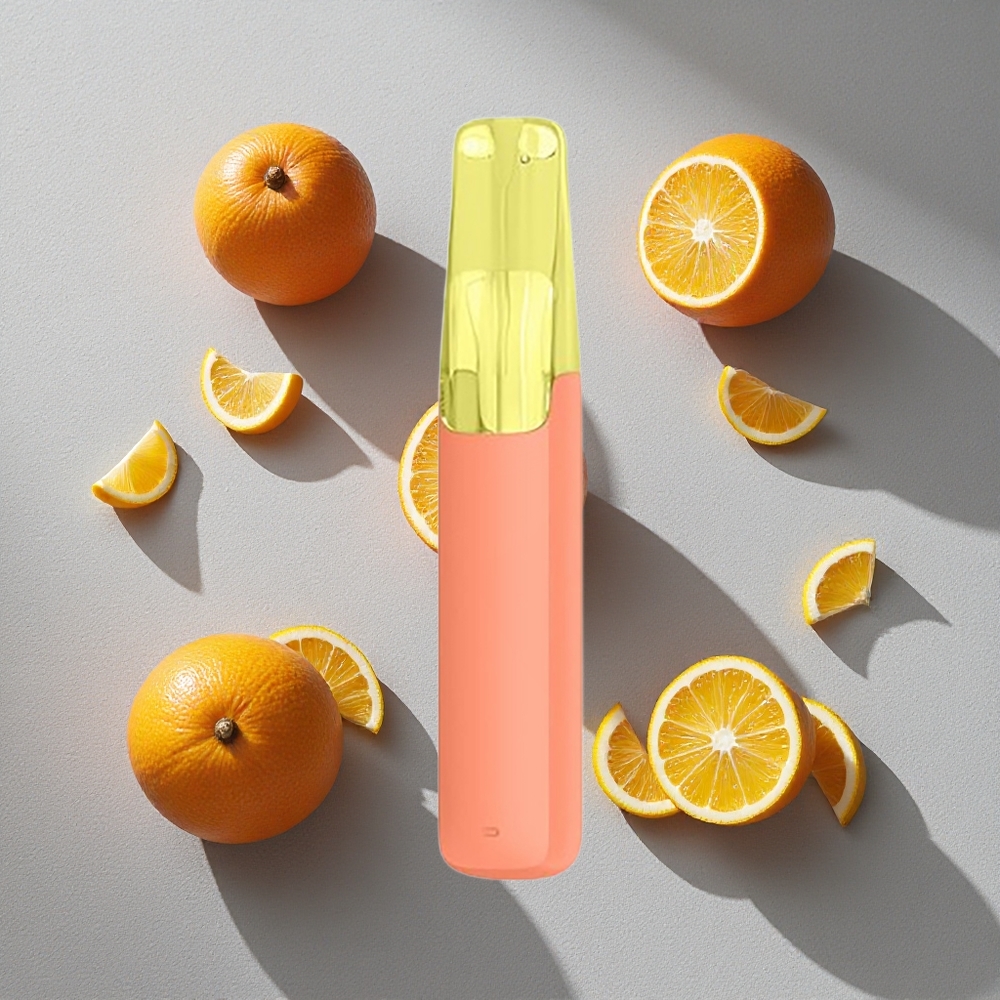 Naranja Refresco Snowplus Dash 4000 Puffs Dispositivo Desechable con Atomizador Cerámico y 7.5 ml de Líquido