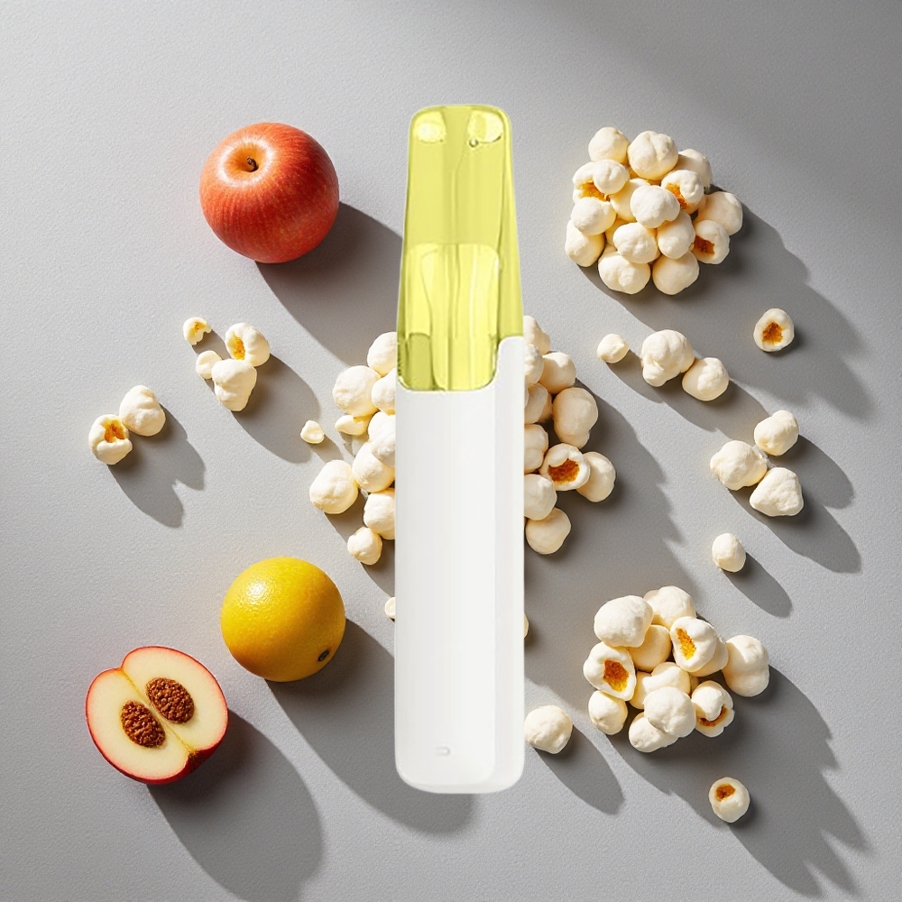 Palomitas de Maíz Vainilla Snowplus Dash 4000 Puffs Dispositivo Desechable con Atomizador Cerámico y 7.5 ml de Líquido