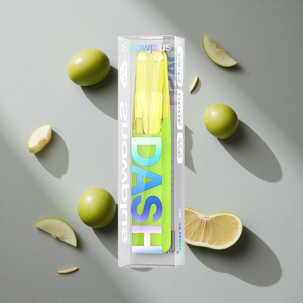 Verde Crujiente Snowplus Dash 4000 Puffs Atomizador Cerámico