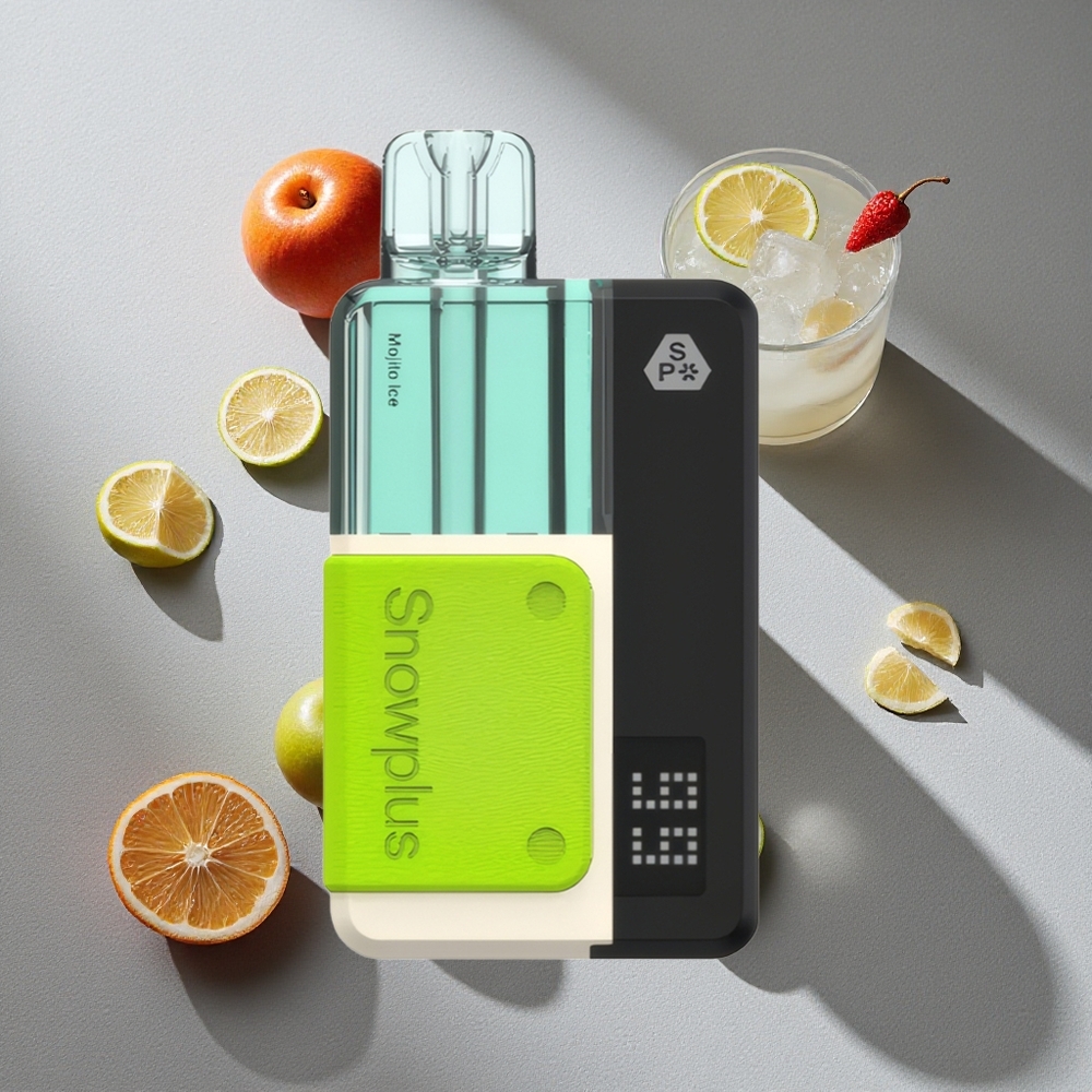 Mojito Helado Snowplus Swift Pod Kit 15000 Puffs con Batería Reutilizable y Recambio de 2+10 ml Mojito Helado Snowplus Swift Pod Kit 15000 Puffs con Batería Reutilizable y Recambio de 2+10 ml