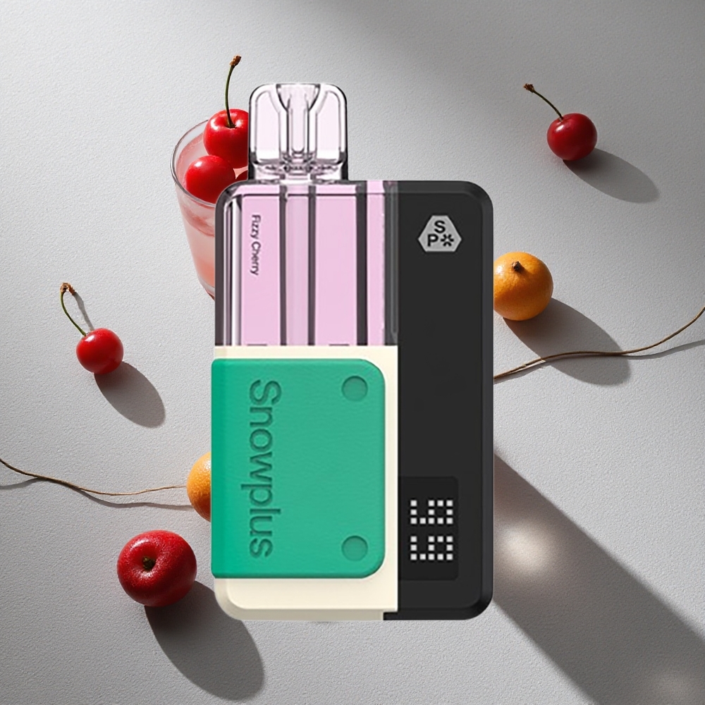 Cereza Efervescente Snowplus Swift 5000 Puffs Kit de Pod Precargado Dual Mesh 1000 mAh