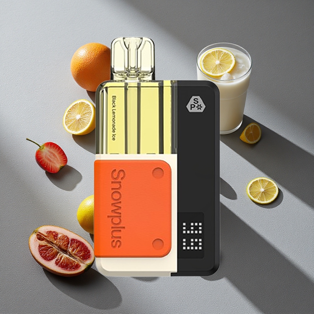 Limónada Negra Helada Snowplus Swift 5000 Puffs con Batería de 1000 mAh y Atomizador Dual Mesh