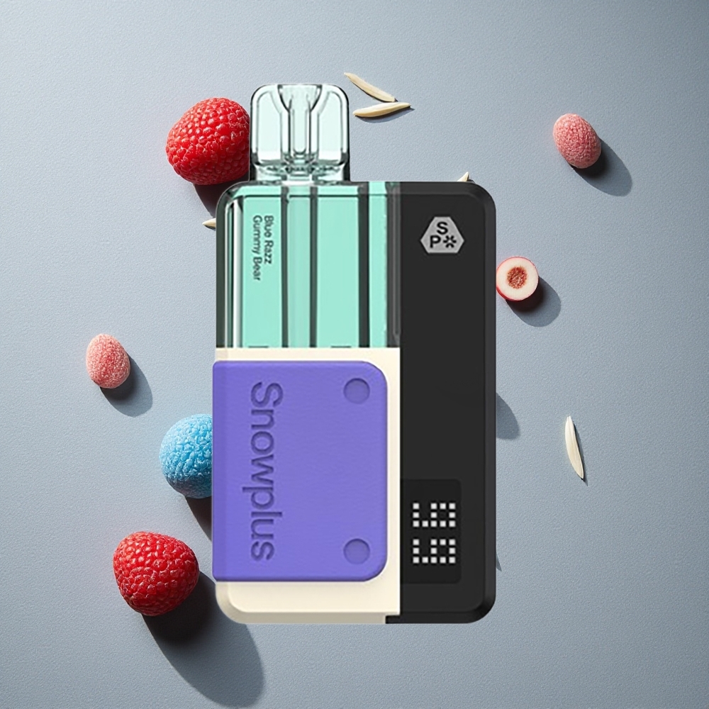 Osito de Goma Azul Snowplus Swift 5000 Puffs Kit de Pods Prellenados con Atomizador Dual Mesh y Batería de 1000 mAh