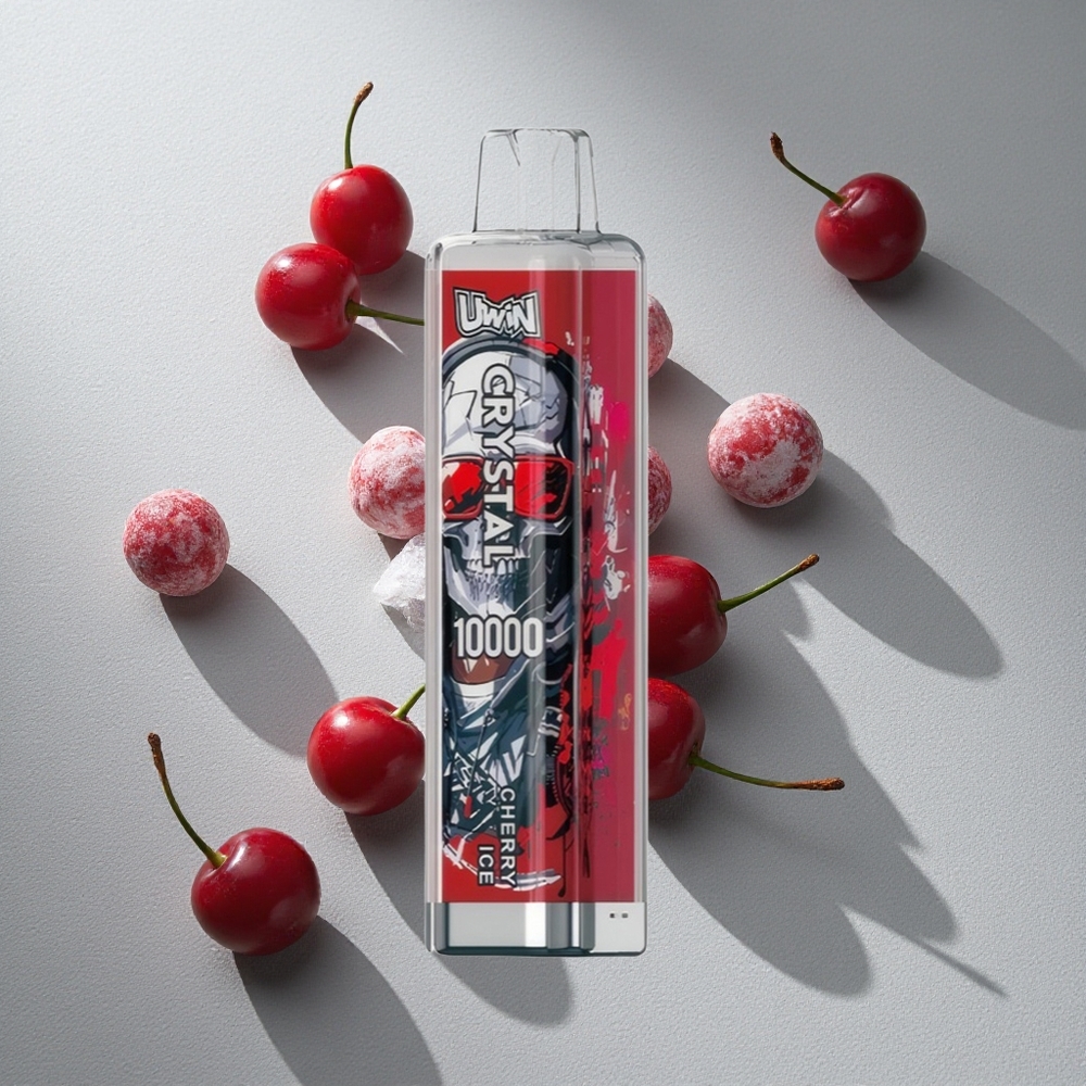 Cereza Hielo Uwin Crystal 10000 Puffs 18ml RGB