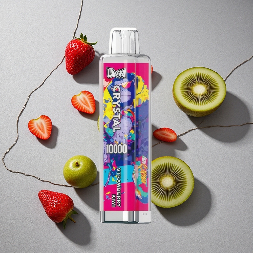 Fresa Kiwi Uwin Crystal 10000 Puffs 18ml RGB