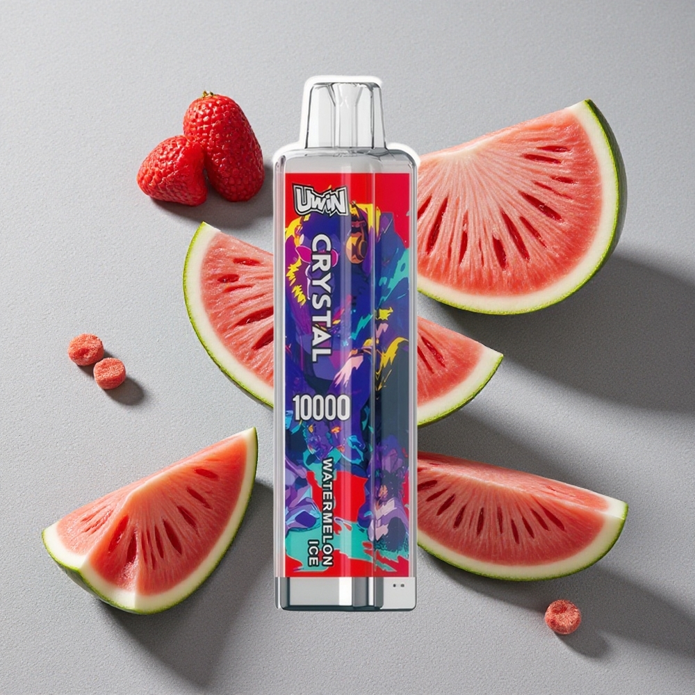 Sandía Helada Uwin Crystal 10000 Puffs 18ml RGB