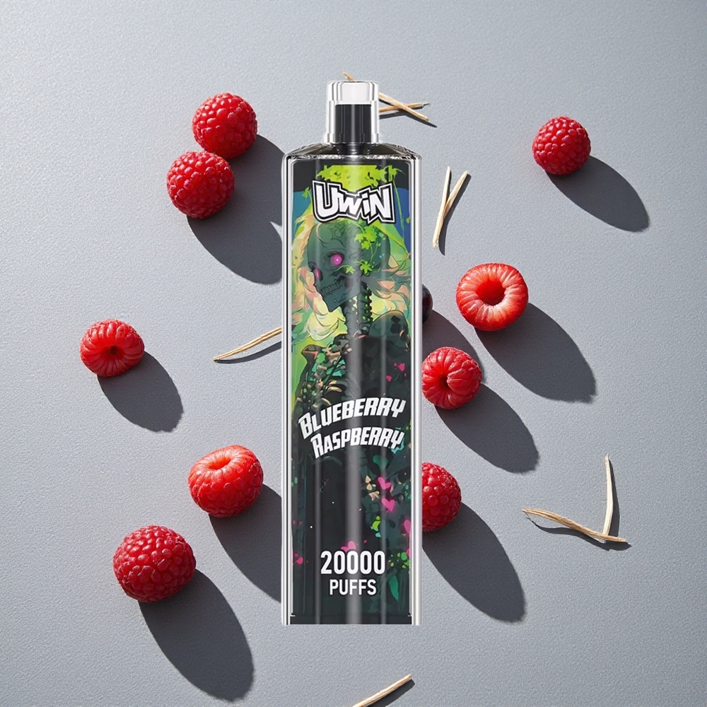 Arándano Frambuesa Uwin Shisha Hookah Crystal 20000 Puffs Recargable 22ml