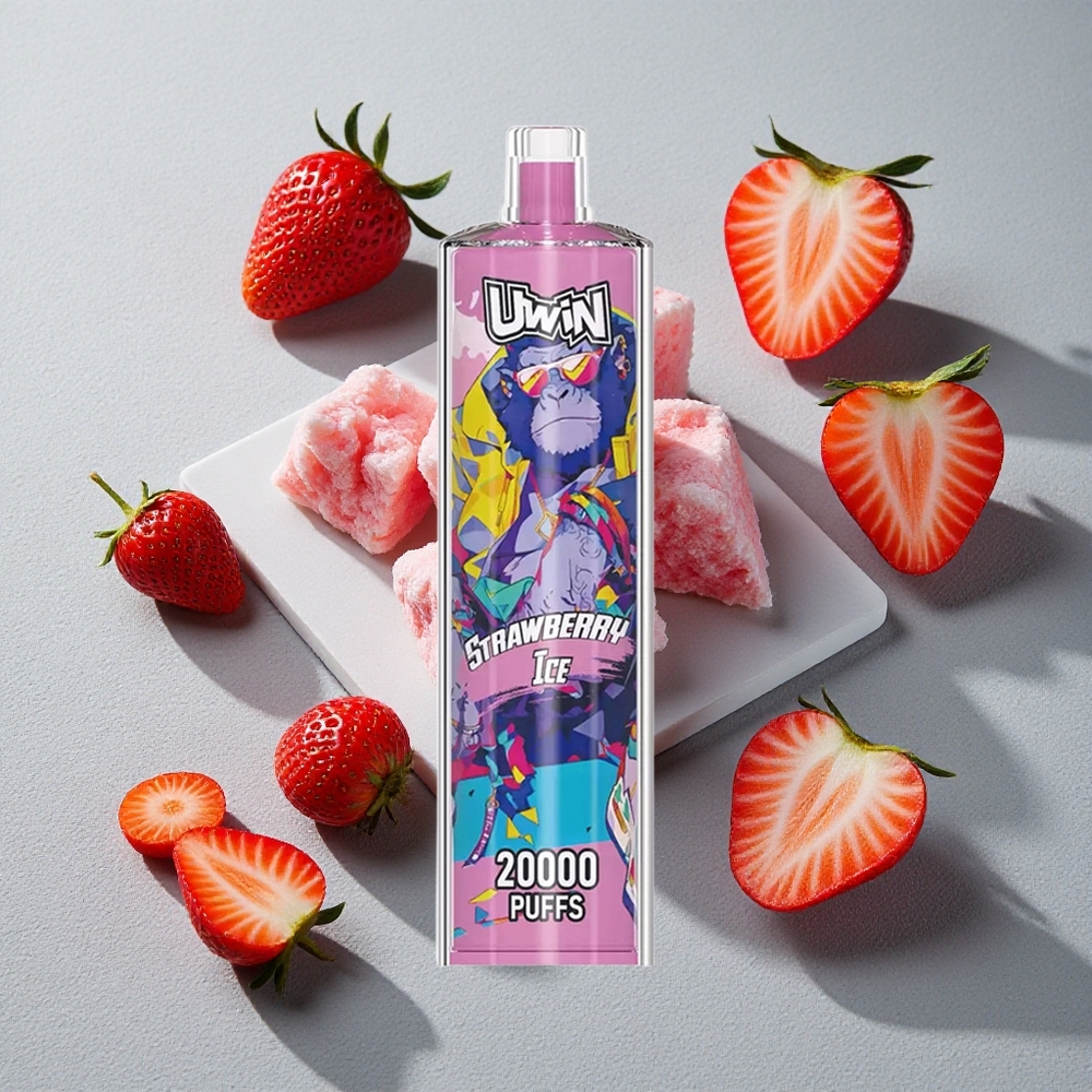 Fresa Helada Uwin Shisha Crystal 20000 Puffs Tipo-C Recargable Uwin Shisha Crystal 20000 Puffs Batería 650 mAh