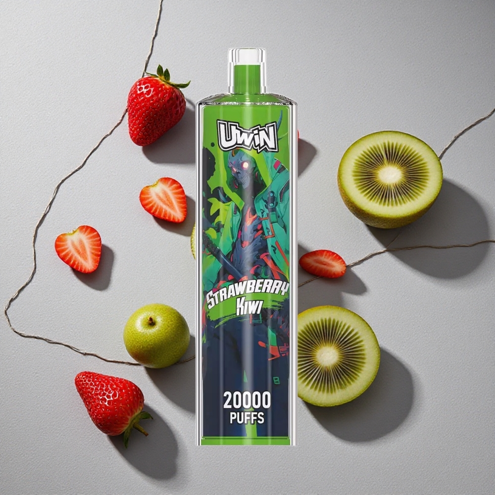 Fresa-Kiwi Uwin Shisha Hookah Crystal 20000 Puffs Recargable 22ml