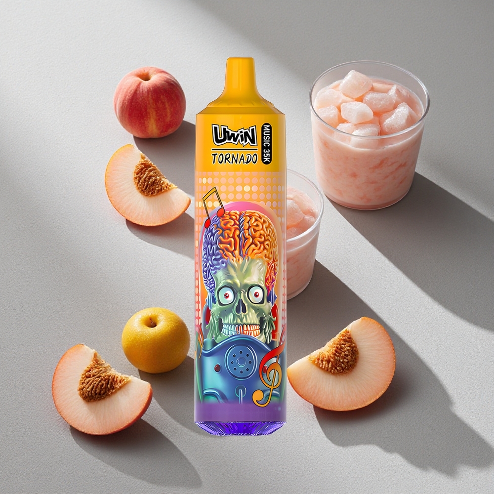 Durazno Helado de Verano Uwin Tornado 35K Música Desechable 35000 Puffs Durazno Helado de Verano Uwin Tornado 35K Música Desechable 35000 Puffs