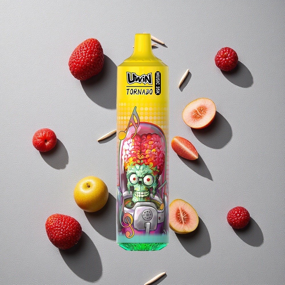 Mezcla de Bayas Uwin Tornado 35K Música Desechable 35000 Puffs Recargable USB-C
